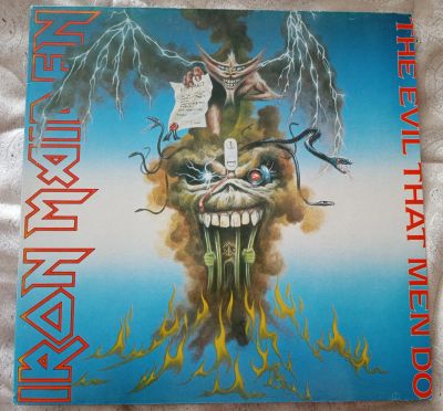 Лот: 25590569. Фото: 1. Iron Maiden - The Evil that Men... Аудиозаписи