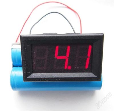 Лот: 2201425. Фото: 1. Встраеваемый вольтметр. 0-99.9V... Детали тюнинга