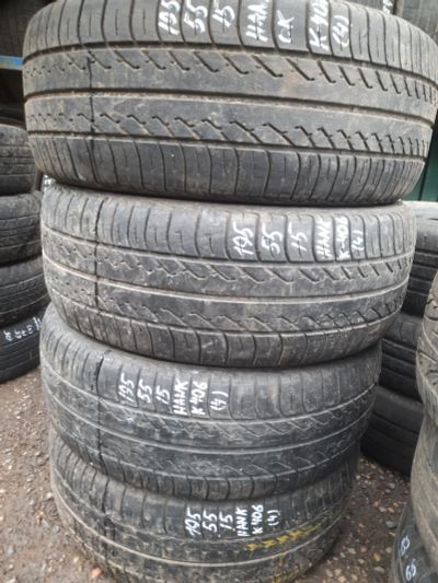 Лот: 23573505. Фото: 1. 4шт 195-55-15 Hankook Optimo K406. Шины