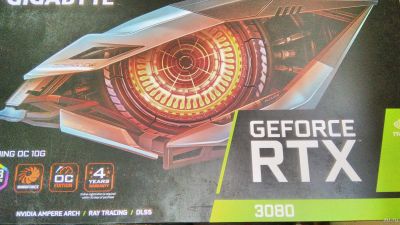 Лот: 17332653. Фото: 1. Видеокарта Gigabyte RTX 3080. Видеокарты