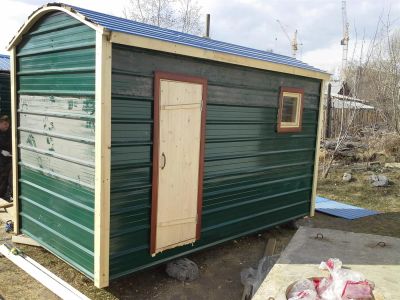 Лот: 3954283. Фото: 1. строительный вагончик. Бытовки, вагончики строительные