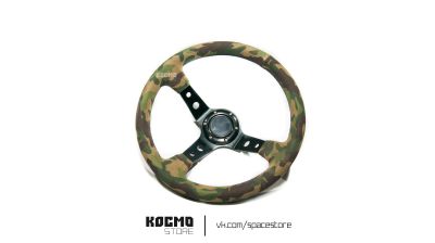 Лот: 20574781. Фото: 1. Руль камуфляжный замшевый, с вылетом. Другое (автозапчасти)