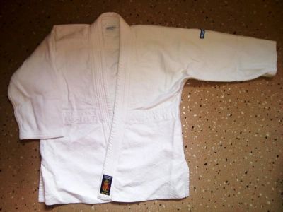 Лот: 9700428. Фото: 1. кимоно (куртка для занятий)140... Одежда для боевых искусств