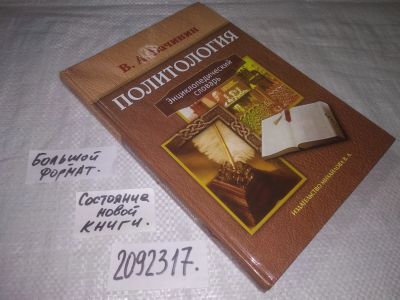 Лот: 24915137. Фото: 1. oz(2092317)Бачинин В.А. Политология... Словари