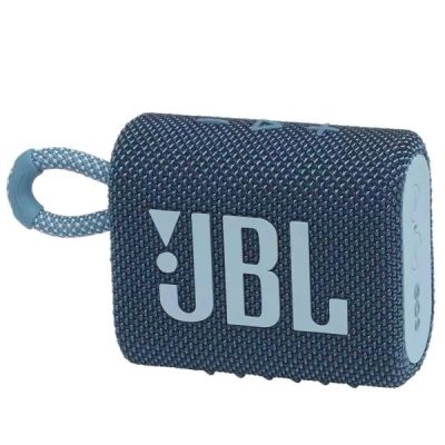 Лот: 25604109. Фото: 1. Портативная колонка JBL Go 3 Blue... Портативные, беспроводные колонки