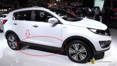 Лот: 8908869. Фото: 1. Порог на KiA Sportage . Текстура... Кузов