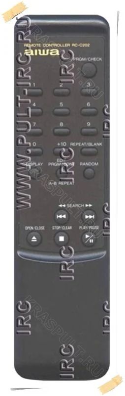 Лот: 15907760. Фото: 1. Пульт AIWA RC-C202. Пульты ДУ