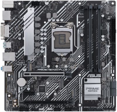 Лот: 18805969. Фото: 1. Материнская плата Asus Prime H570M-PLUS. Материнские платы