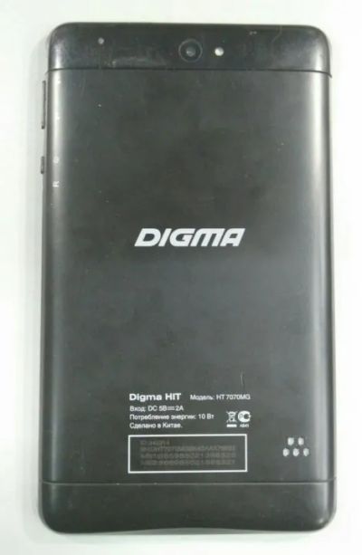 Лот: 17268357. Фото: 1. Digma HIT (HT 7070MG) - Чёрный... Другое (запчасти, оборудование)