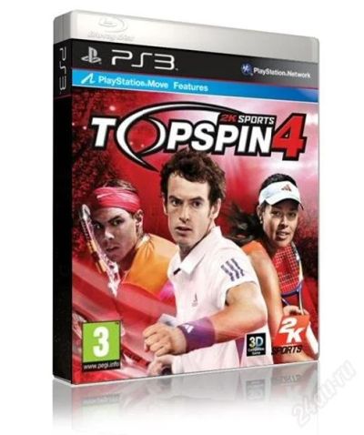 Лот: 1602892. Фото: 1. Top Spin 4. Игра для PS3. Игры для консолей