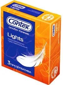 Лот: 5388214. Фото: 1. Презервативы Contex Lights. Презервативы
