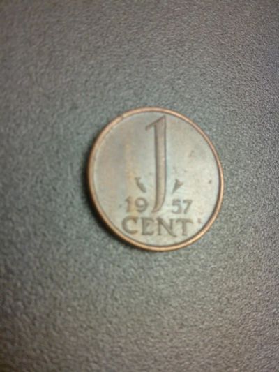 Лот: 8125770. Фото: 1. 1 цент 1957 год Нидерланды. Европа