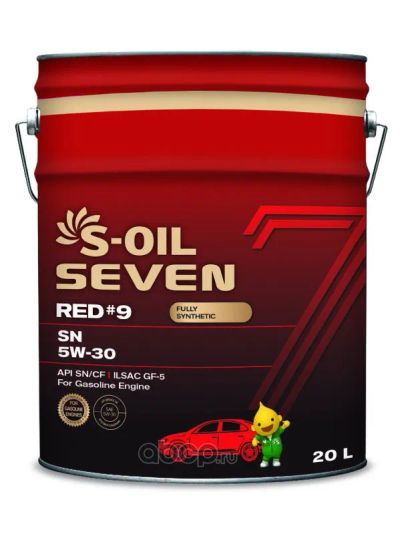 Лот: 19789128. Фото: 1. Масло S-OIL Seven RED#9 5w30 5w-30... Масла, жидкости
