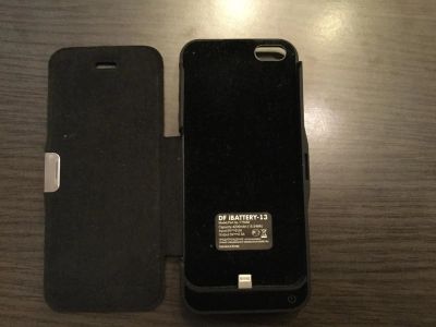 Лот: 6690666. Фото: 1. чехол аккумулятор iphone 5s. Внешние, портативные аккумуляторы для смартфонов (Power bank)
