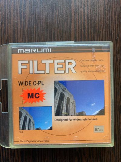 Лот: 25324786. Фото: 1. Светофильтр Marumi Wide C-PL MC... Светофильтры