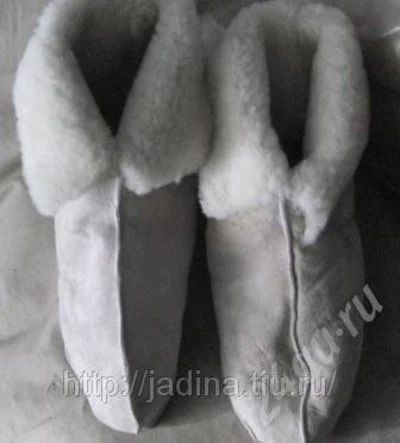 Лот: 648171. Фото: 1. Меховые чулки из овчины. Другое (обмундирование и экипировка)