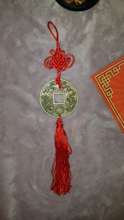 Лот: 16229913. Фото: 1. монета китайская денежная. Талисманы, амулеты, предметы для магии