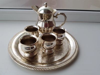 Лот: 11601085. Фото: 1. мельхиоровый сервиз! красота... Предметы интерьера и быта