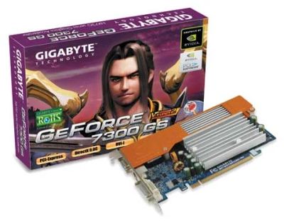Лот: 3402608. Фото: 1. Видеокарта Gigabyte GeForce 7300... Видеокарты