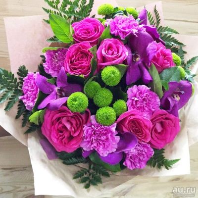 Лот: 13824543. Фото: 1. Лот № 582 Букет Флоренция - 2750р... Свежие цветы