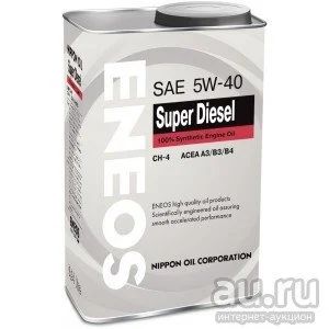 Лот: 8632274. Фото: 1. Eneos Super Diesel CH-4, 5W-40... Масла, жидкости