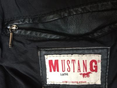 Лот: 7838305. Фото: 1. Кожанная куртка Mustang. Верхняя одежда
