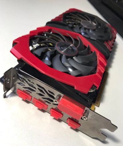 Лот: 19010029. Фото: 1. Видеокарта MSI Radeon RX 470 4GB... Видеокарты