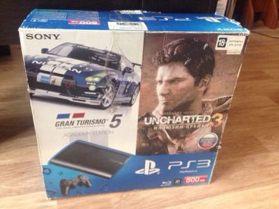 Лот: 7199130. Фото: 1. Playstation 3 500GB. Игровые приставки, консоли