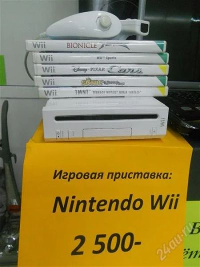Лот: 1218482. Фото: 1. Игровая приcтавка Nintendo Wii. Игровые приставки, консоли