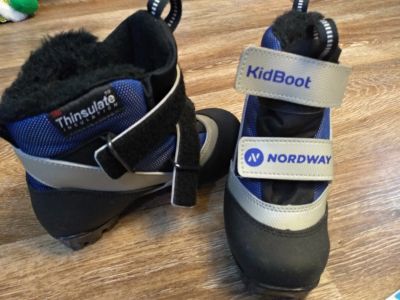 Лот: 17109247. Фото: 1. Ботинки лыжные Nordway Kidboot... Ботинки