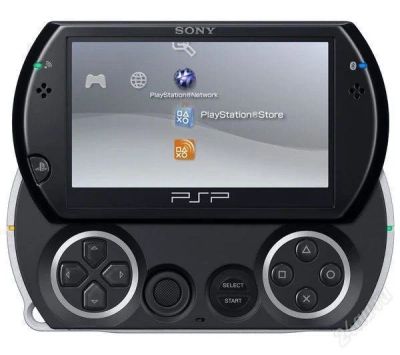 Лот: 750372. Фото: 1. PSP Go! 16Гб внутренней памяти... Игровые приставки, консоли