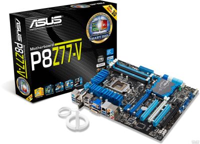 Лот: 14171600. Фото: 1. Материнская плата ASUS P8Z77-V... Материнские платы