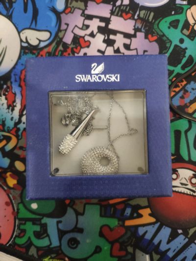 Лот: 19567057. Фото: 1. Swarovski два оригинальных кулона... Кулоны, подвески