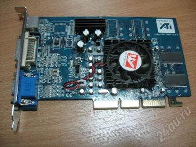Лот: 186011. Фото: 1. AGP ATI Radeon 7500 64mb TV&DVI. Видеокарты