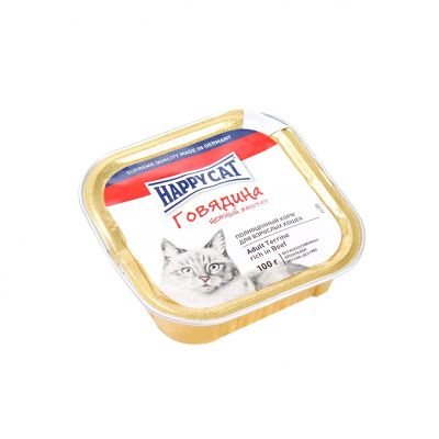 Лот: 10399151. Фото: 1. Корм Happy Cat Для Кошек Говядина... Корма
