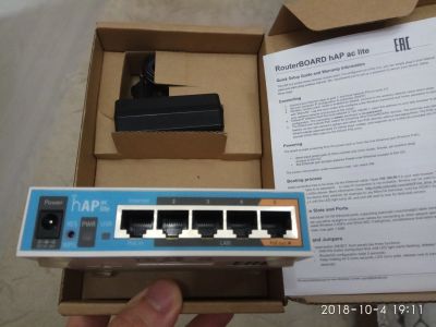 Лот: 12250058. Фото: 1. Роутер Mikrotik rb952ui-5ac2nd. Маршрутизаторы (роутеры)