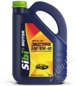Лот: 2116953. Фото: 1. sibi motor экстра sae10w40 sl... Масла, жидкости