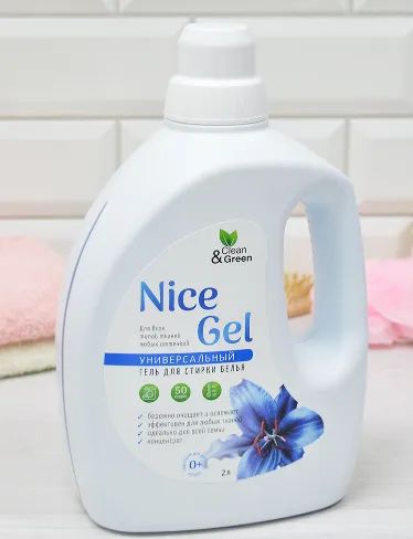 Лот: 23967276. Фото: 1. Гель для стирки Clean&Green Nice... Бытовая химия