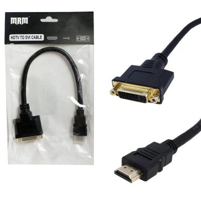 Лот: 23270752. Фото: 1. Адаптер HDMI - DVI 30 см Pixel... Шлейфы, кабели, переходники