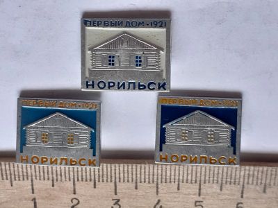 Лот: 19243788. Фото: 1. (№8561) значки Норильск,первый... Памятные медали