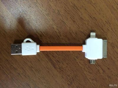 Лот: 8280469. Фото: 1. USB Дата кабель для iphone 1-4S... Дата-кабели, переходники