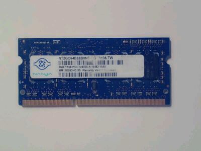 Лот: 3951670. Фото: 1. Память SO - DIMM DDR3 2048Mb pc10600... Оперативная память