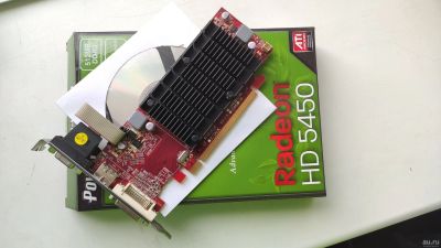 Лот: 16060962. Фото: 1. Видеокарта Powercolor Radeon HD5450... Видеокарты