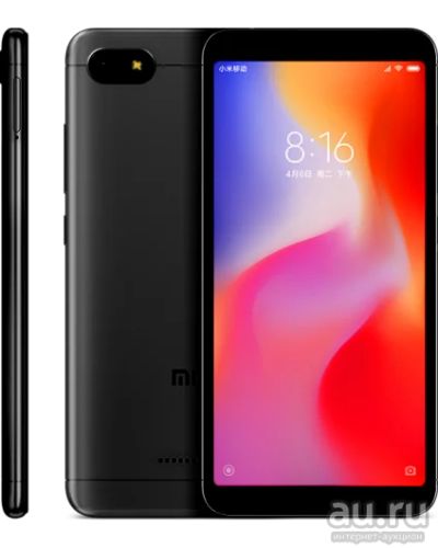 Лот: 13313304. Фото: 1. Xiaomi Redmi 6A Black 16GB гарантия. Смартфоны