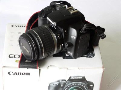 Лот: 2859217. Фото: 1. CANON EOS 1000D kit EF-S 18-55. Цифровые зеркальные