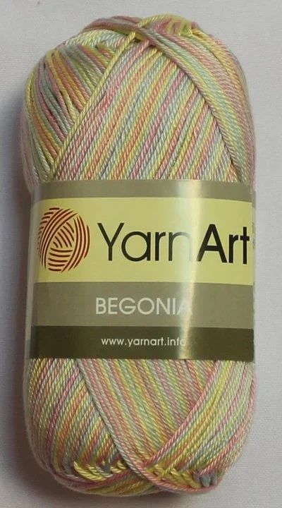 Лот: 11167352. Фото: 1. Пряжа Yarnart Begonia цв-3194... Ткани, нитки, пряжа