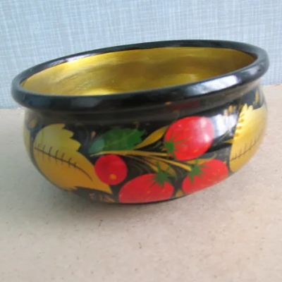 Лот: 22375056. Фото: 1. Миска чашка плошка D 11,5 см дерево... Сувенирные мелочи