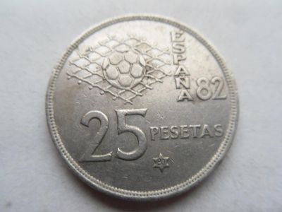 Лот: 6665353. Фото: 1. Испания 25 песет, 1980. Европа