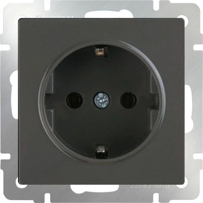 Лот: 12838040. Фото: 1. Розетка с заземлением / WL07-SKG-01-IP20... Электроустановочные изделия