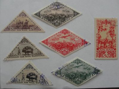 Лот: 5329505. Фото: 1. 1936. 15-летие Тувинской Народной... Марки